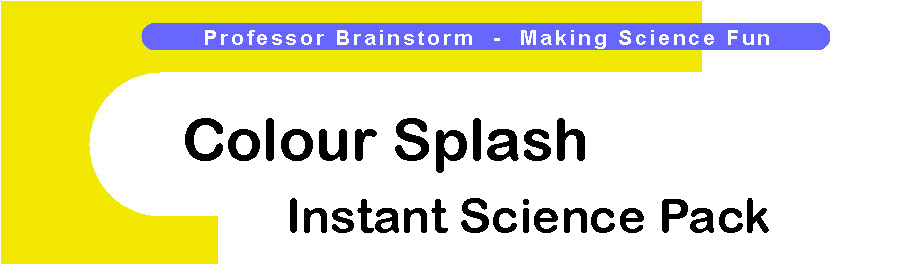 Professor Brainstorm's Science Shop - Colour Splash